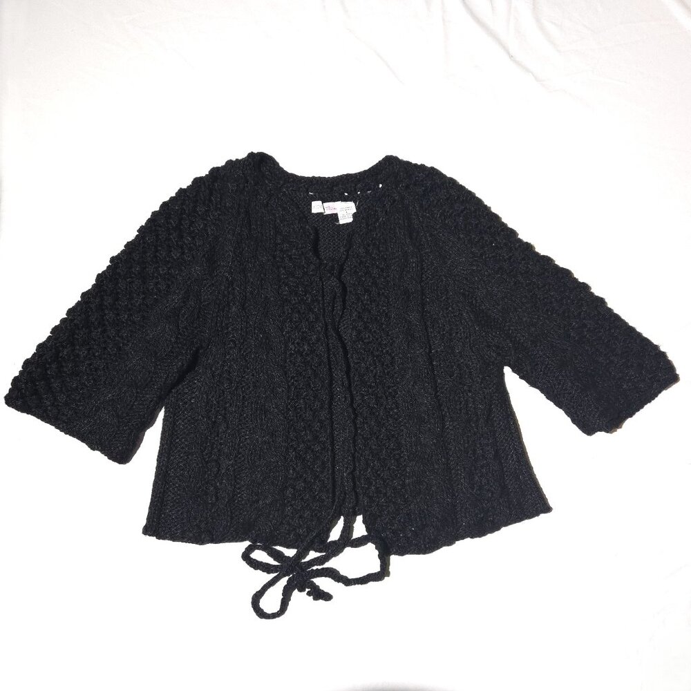 Body Central Tie-Front Cardigan, Size Large